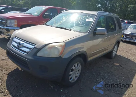 2006 Honda Cr-V Se из США, поврежденный, VIN SHSRD78916U426967